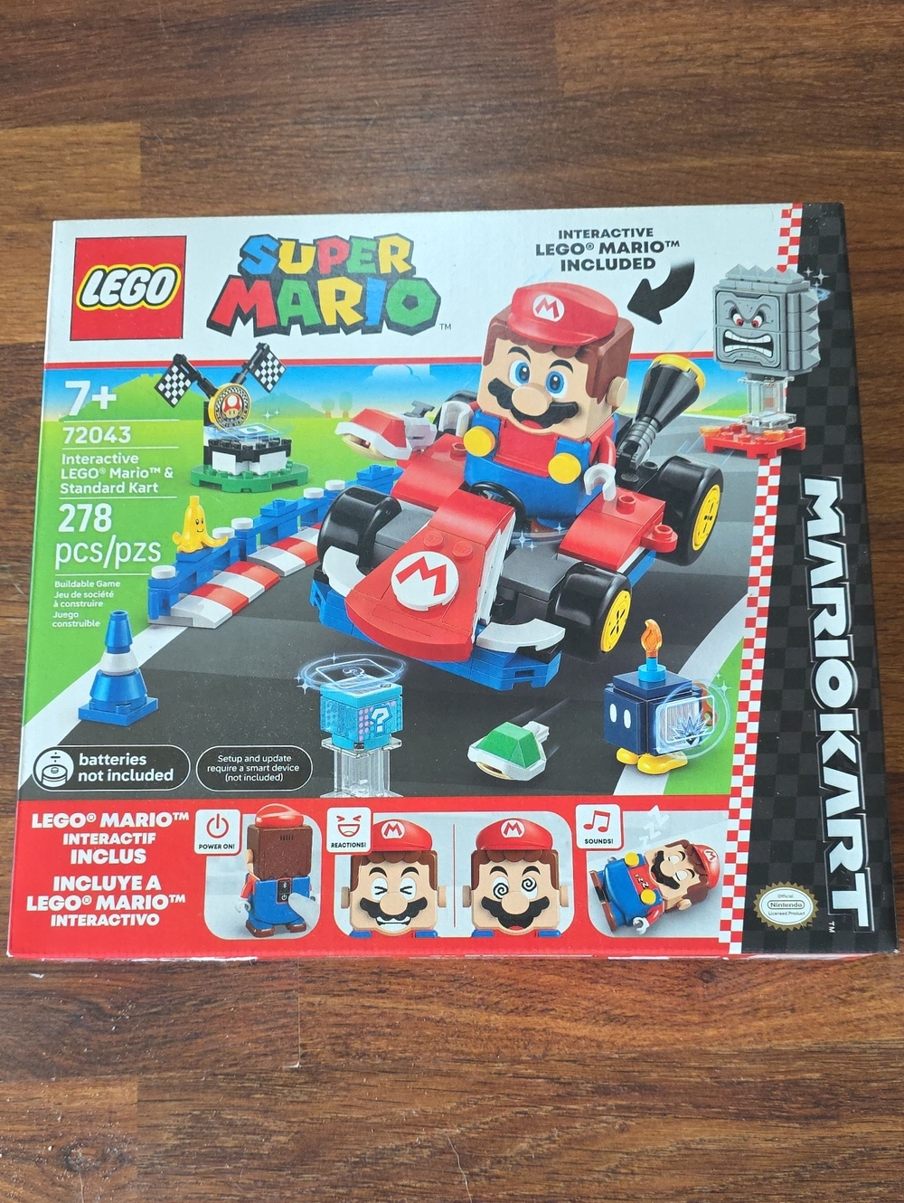 Lego Super Mario Red and Blue Mario Kart Playset